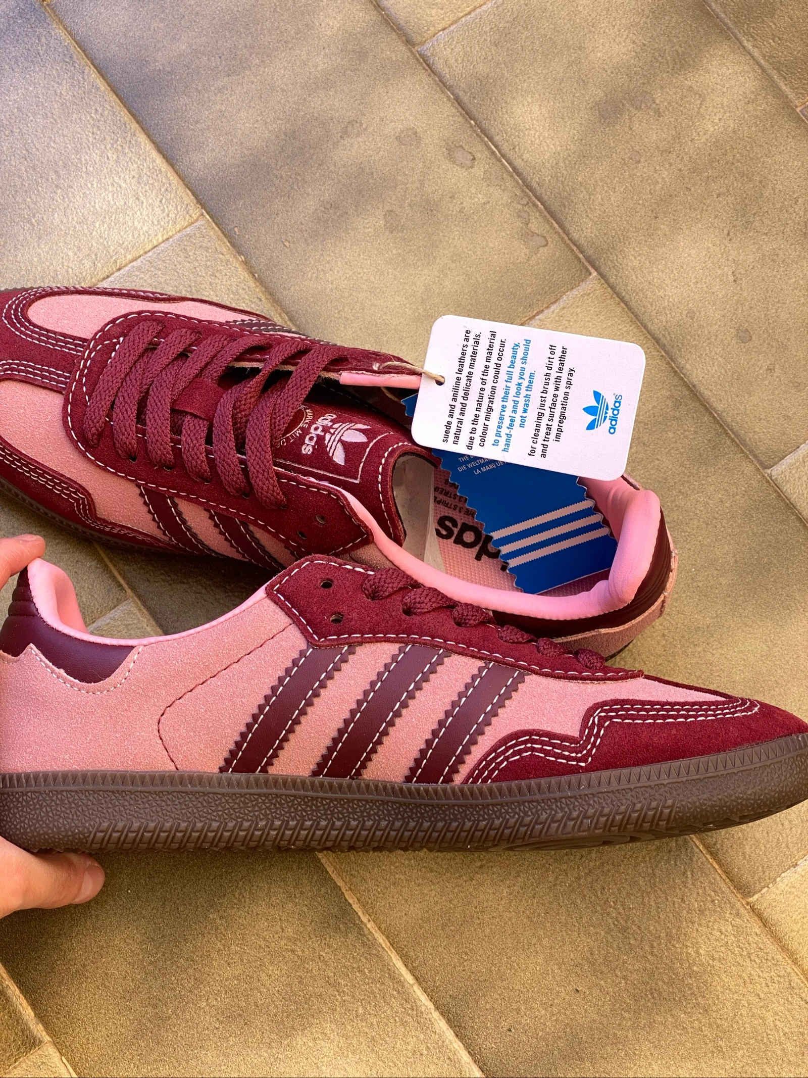 Adidas Samba pink spark shadow red gum – photo 3